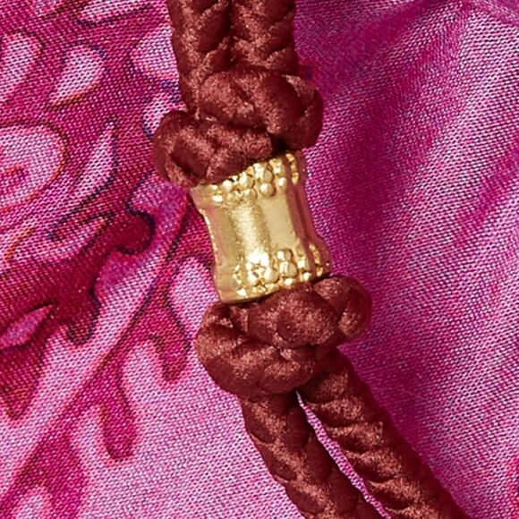 NWT VIX Leelah Cutout Open Back Paisley Dress M - Picture 10 of 13